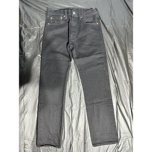 Levi's 501 Jeans 31x32 Black Denim Original Fit Straight Leg Button Fly